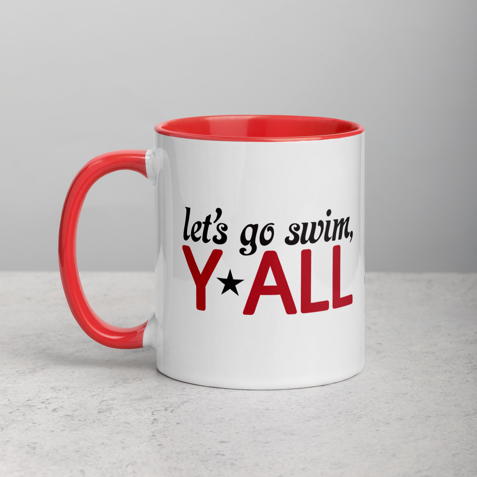 Let's Go Swim Y'all Coffee Mug