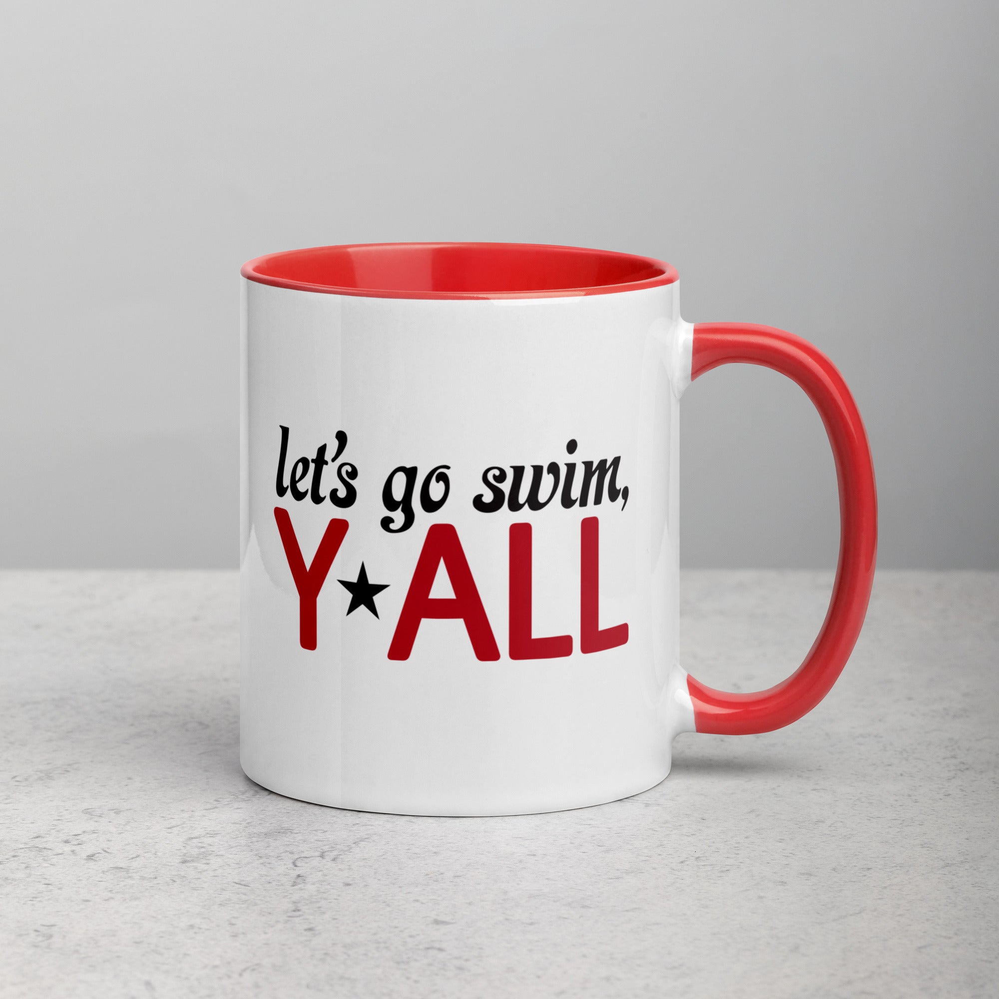 Let's Go Swim Y'all Coffee Mug