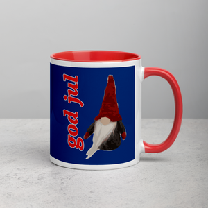 Tomte God Jul Gnome Coffee Mug -Premium Red