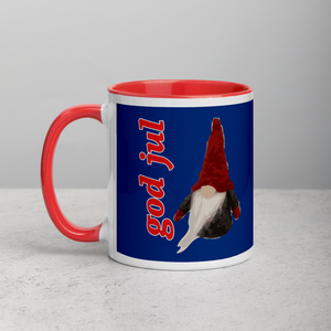 Tomte God Jul Gnome Coffee Mug -Premium Red